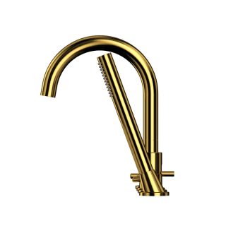 Смеситель на борт ванны Omnires Y золото Y1232GL